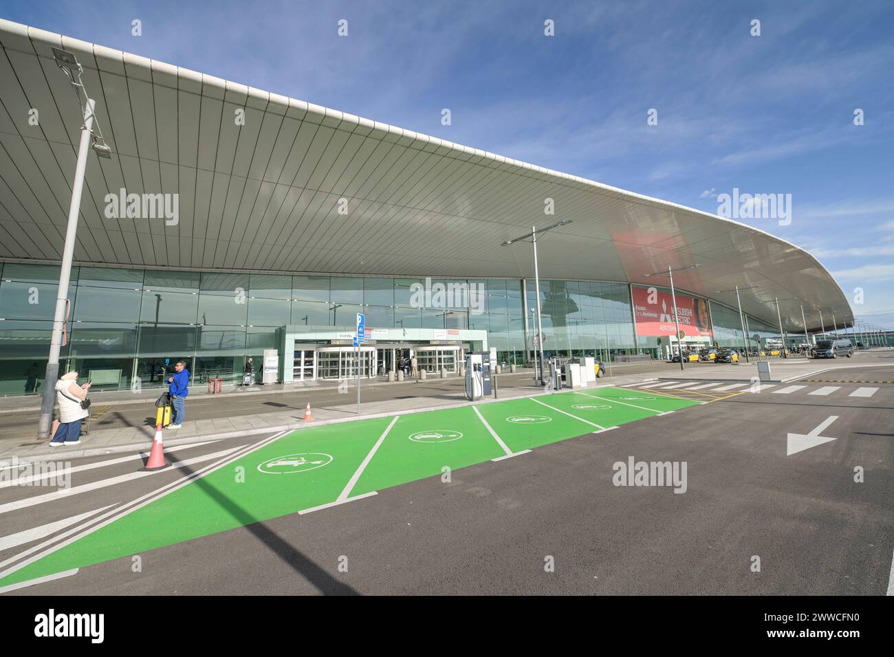 Terminal 1, Flughafen Josep Tarradellas Barcelona-El Prat, BCN, Barcelona, Katalonien, Spanien *** terminal 1, Josep Tarradellas Barcelona El Prat Airport, BCN, Barcelone, Catalogne, Espagne Banque D'Images