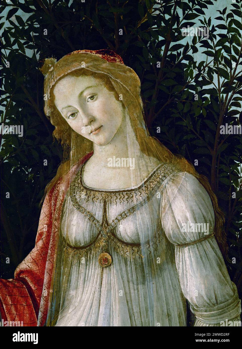 Alessandro Botticelli – Primavera (détail) c.1482. 203x314 Banque D'Images
