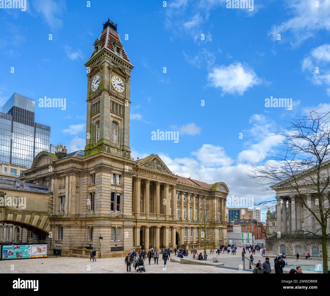 Le Birmingham Museum and Art Gallery, Chamberlain Square, Birmingham, West Midlands, Angleterre, ROYAUME-UNI Banque D'Images