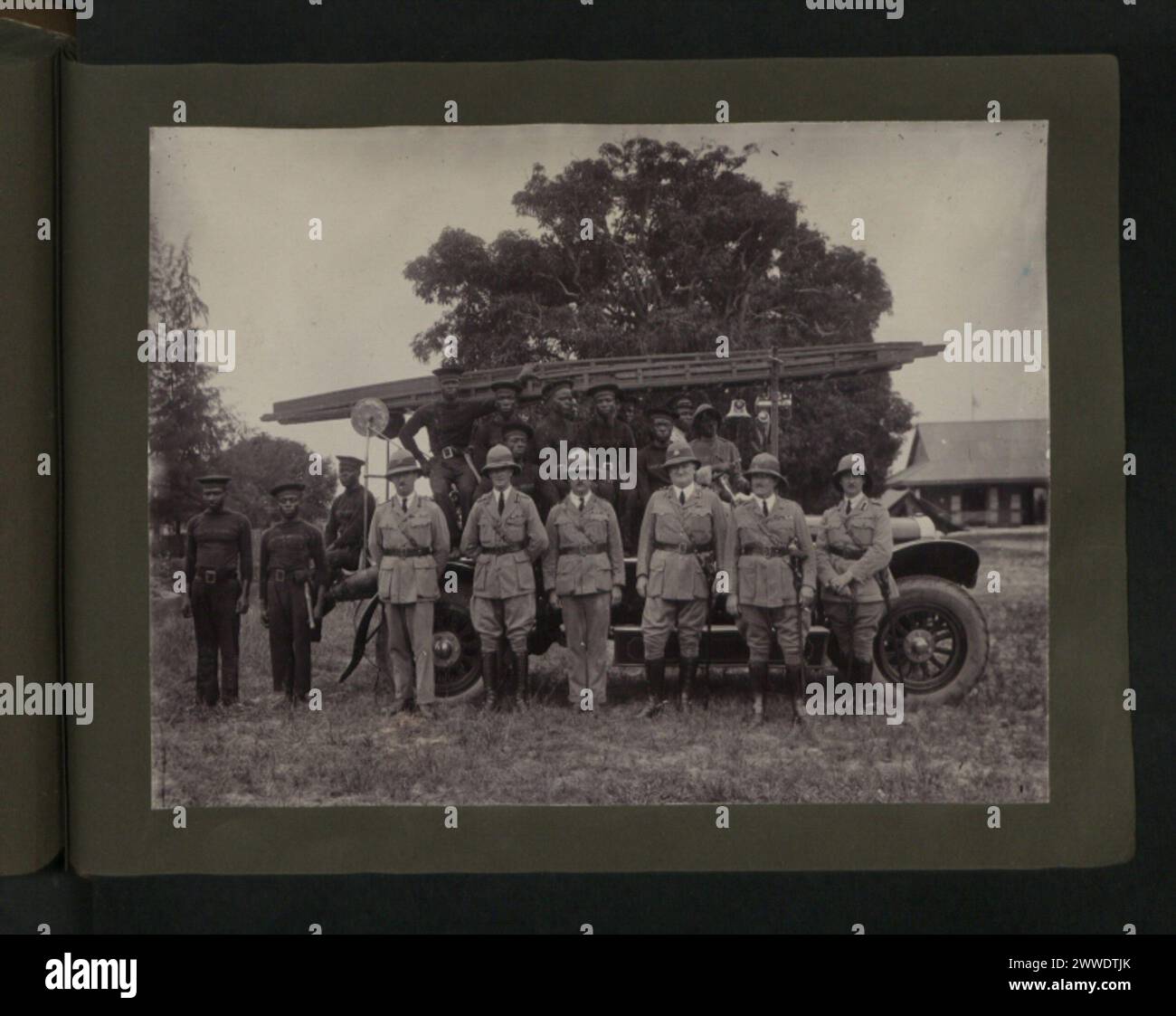 La police de la colonie était responsable de l'application de la loi et du maintien de l'ordre public dans la colonie. Banque D'Images