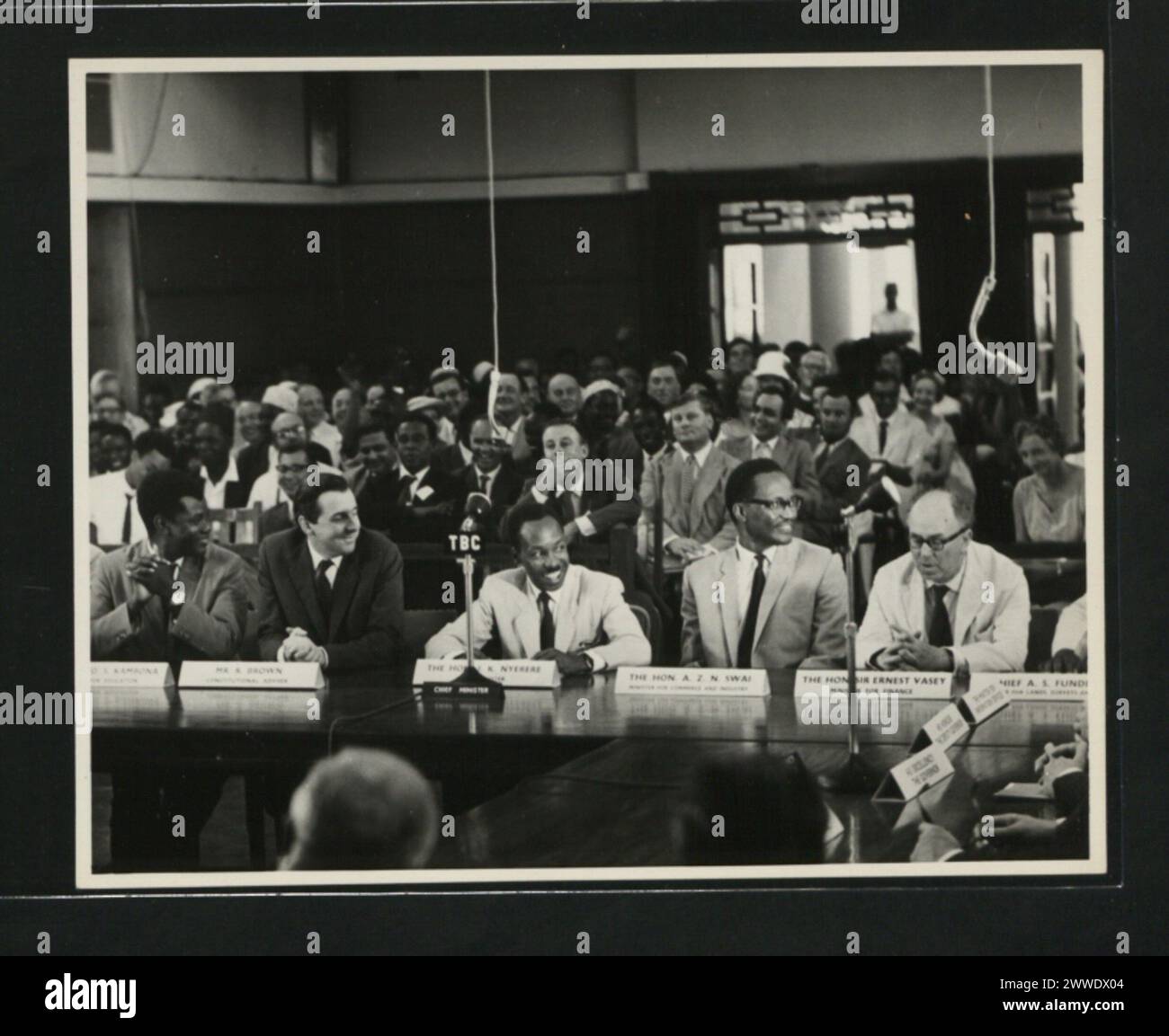 Le Tanganyika, situé en Afrique de l'est, était administré par la Grande-Bretagne et fait maintenant partie de la Tanzanie moderne. Banque D'Images