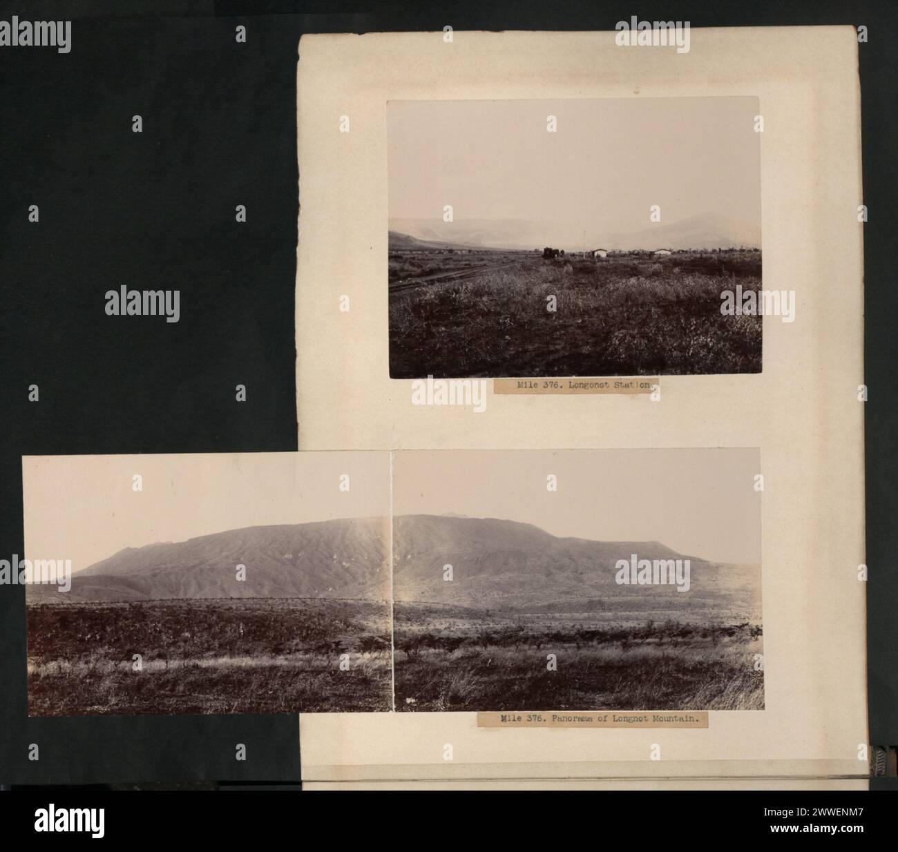 Le Mile 376 correspond à la gare de Longonot sur le chemin de fer de l'Ouganda. Située près du mont Longonot, cette gare était un point important de la ligne de chemin de fer. La gare facilitait la circulation des marchandises et des passagers dans la région. La région environnante est caractérisée par des paysages volcaniques et des activités agricoles. Longonot Station a joué un rôle dans la connexion de l'intérieur de l'Afrique de l'est avec le port de Mombasa. Banque D'Images