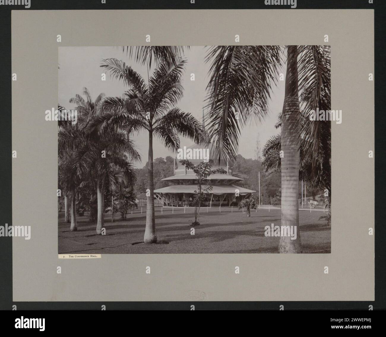 En 1903, la salle de conférence de Kuala Lumpur, en Malaisie, a servi de lieu pour des réunions et des rassemblements officiels. Banque D'Images