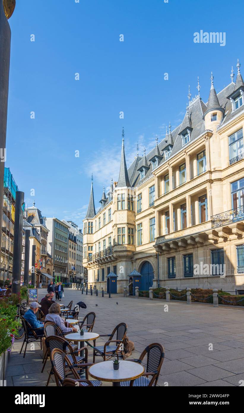 Luxembourg ville (Luxembourg, Lëtzebuerg) : Palais Grand-Ducal à , Luxembourg, Luxembourg Banque D'Images