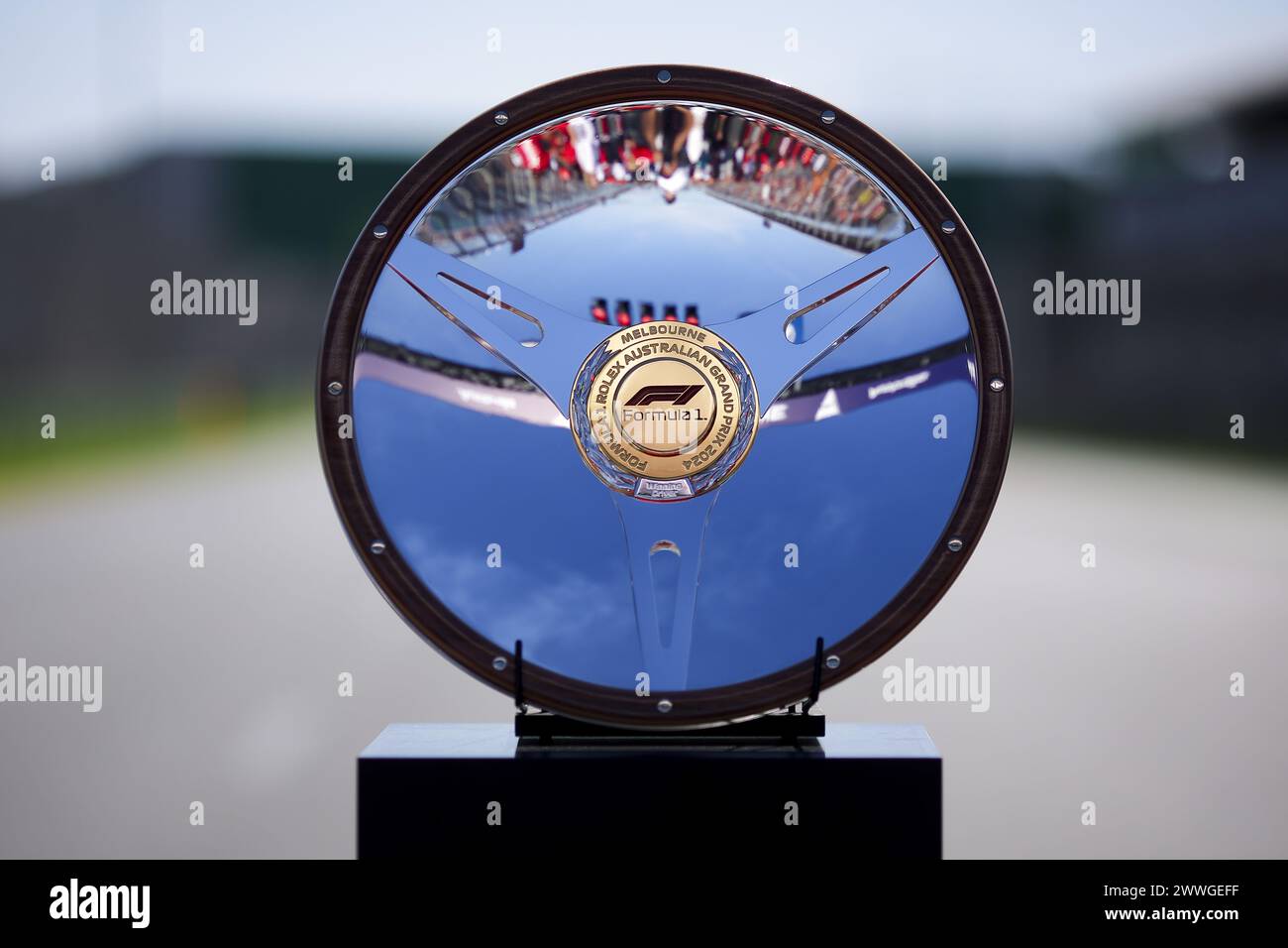 Australian GP Trophy lors du Rolex Australian Grand Prix de formule 1 2024, 3ème manche du Championnat du monde de formule 1 2024 du 22 au 24 mars 2024 sur le circuit Albert Park, à Melbourne, Australie Banque D'Images