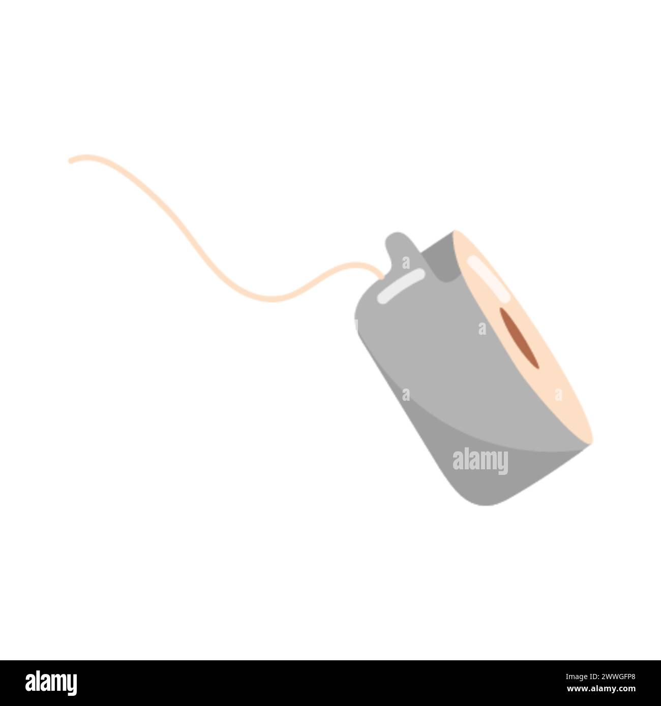 navette pour illustration vectorielle de machine à coudre Illustration de Vecteur