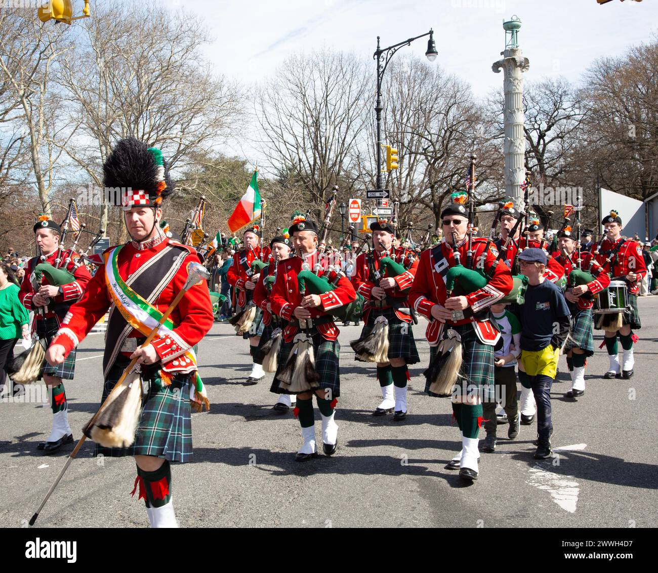 49e parade annuelle de la Saint Patrick en 2024 à Park Slope Brooklyn, New York. Banque D'Images