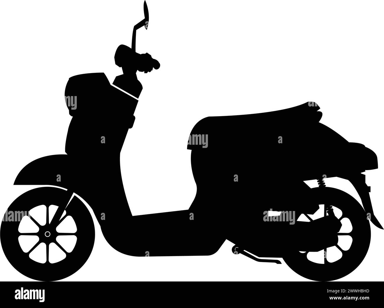 Conception de modèle d'illustration vectorielle d'icône de moto Illustration de Vecteur
