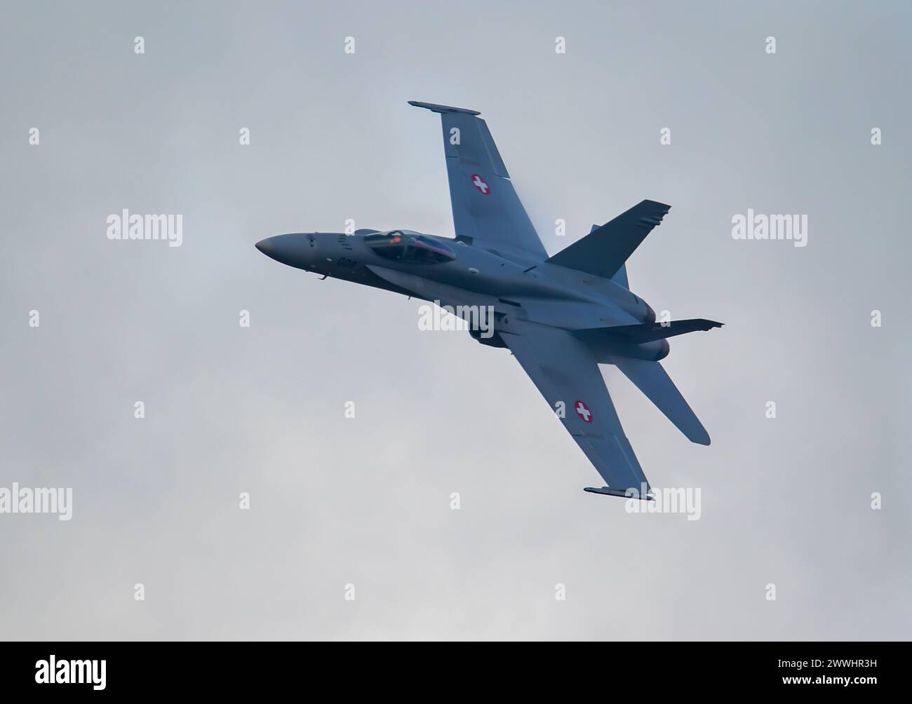 F18 Hornet au Sanicole International Airshow Banque D'Images