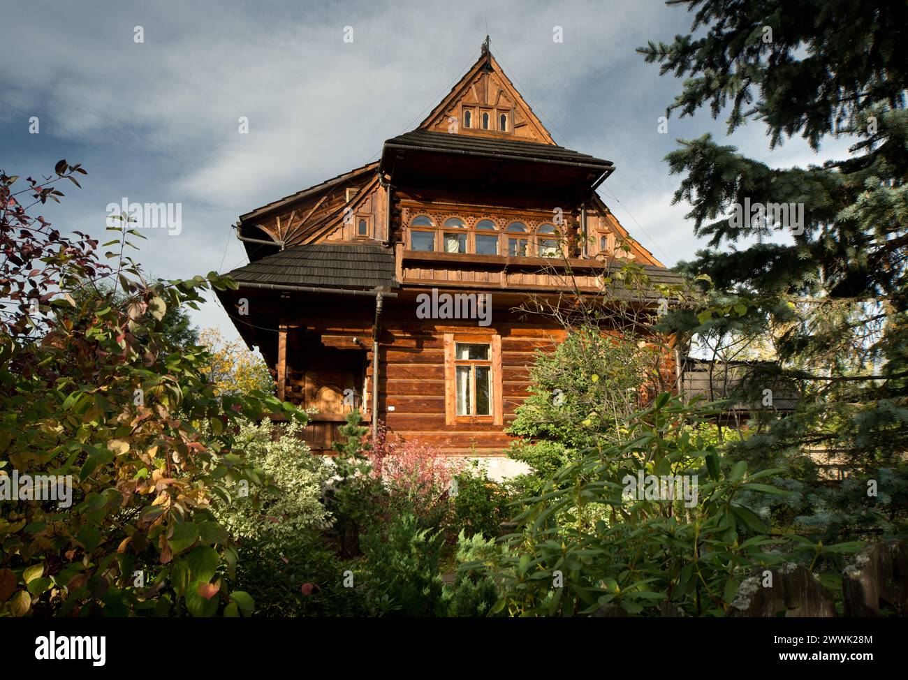 Villa Witkiewiczowka, Zakopane, Pologne Banque D'Images