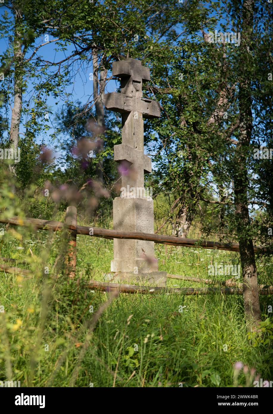 Villages abandonnés, région de Lemko, Pologne orientale Banque D'Images