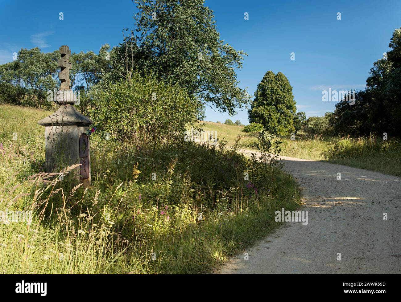 Villages abandonnés, région de Lemko, Pologne orientale Banque D'Images