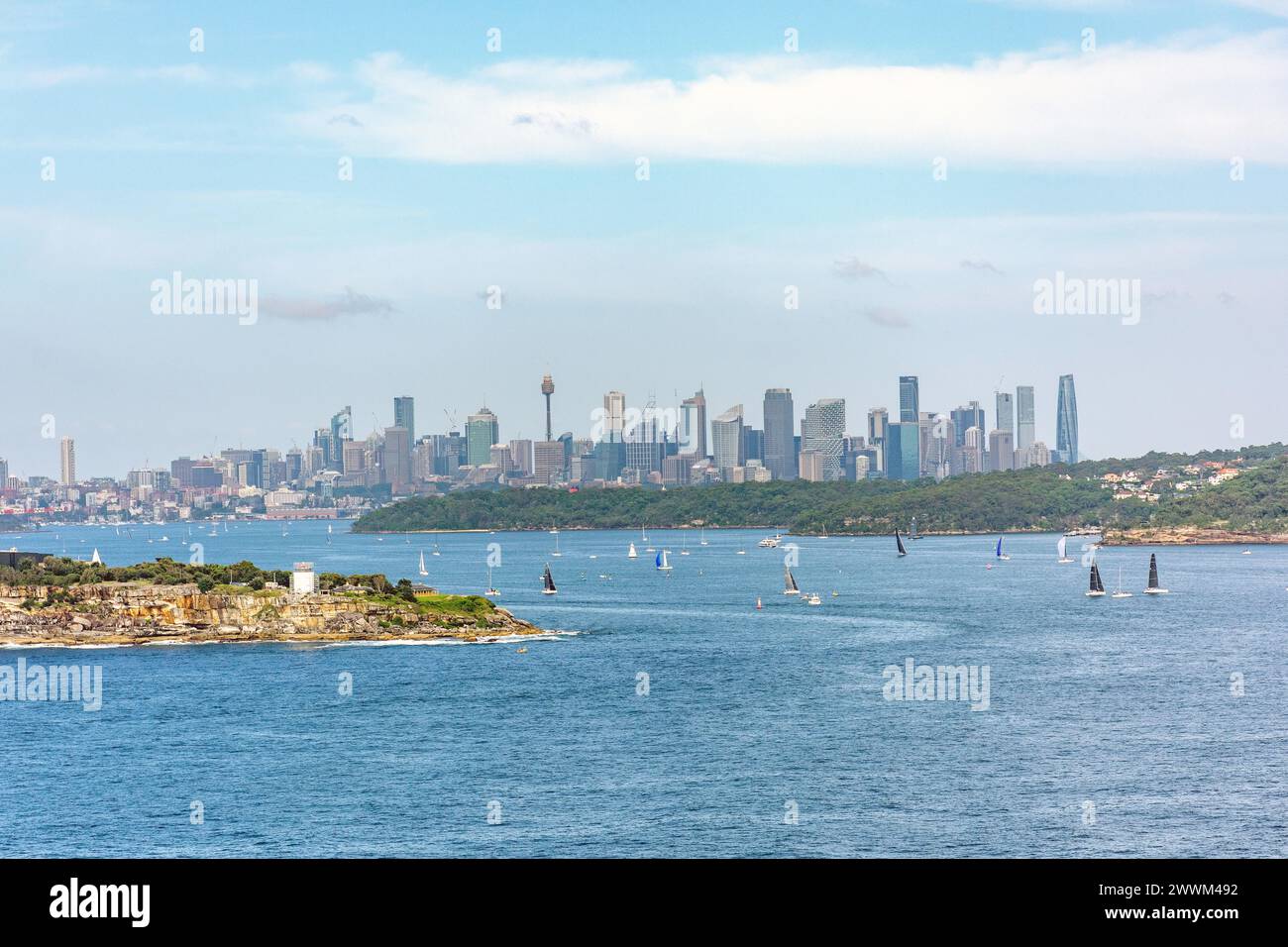 Burragula Lookout, North Head, Sydney Harbour National Park, Manly, Northern Sydney, Sydney, Nouvelle-Galles du Sud, Australie Banque D'Images