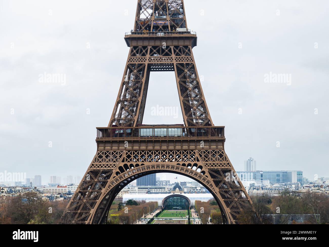 5 décembre 2023- la Tour Eiffel, Paris, France. Banque D'Images