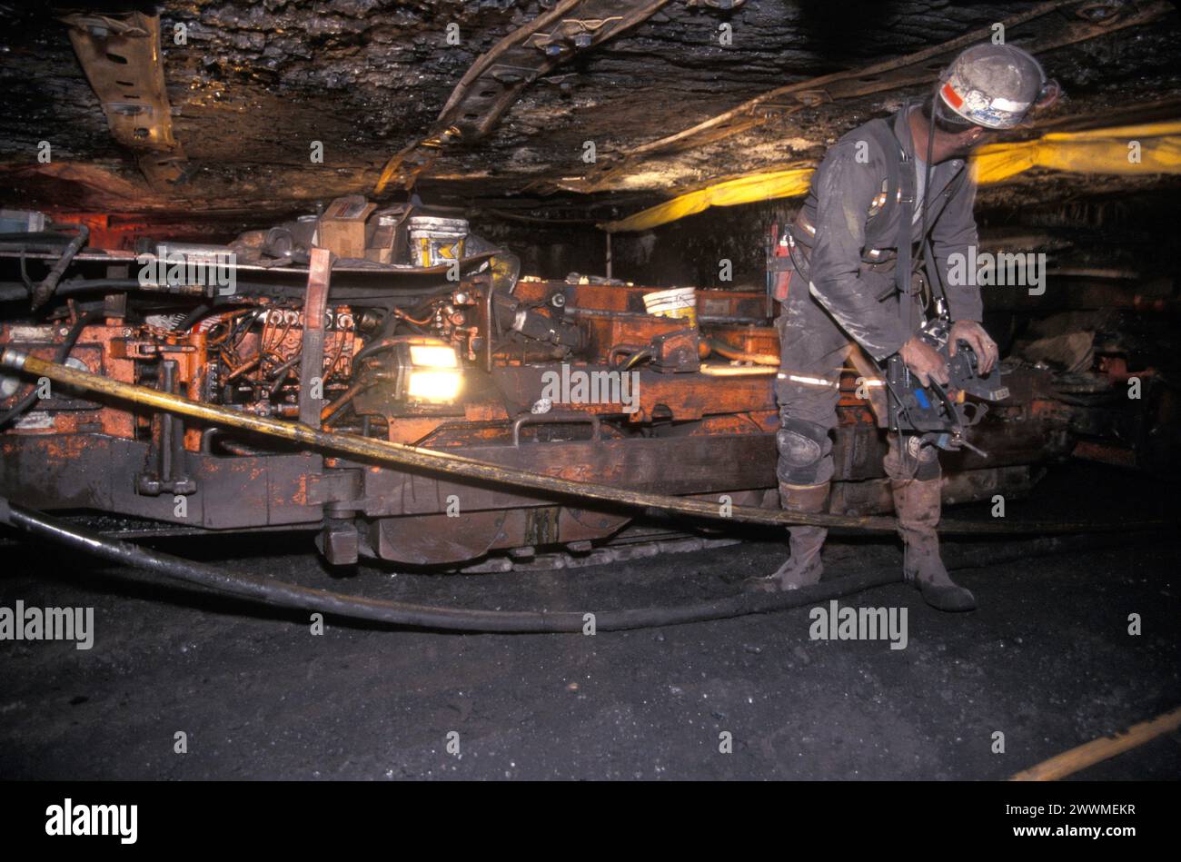 L'extraction du charbon Banque D'Images