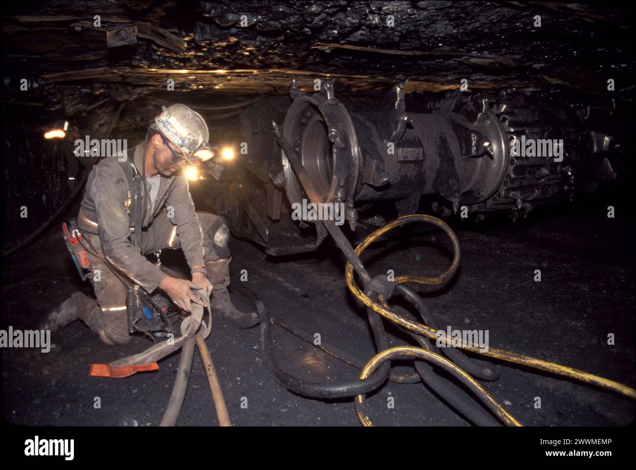 Mines de charbon Banque D'Images