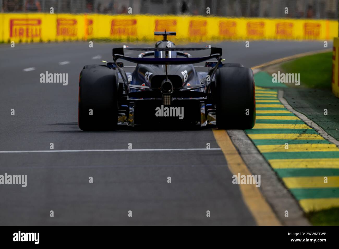 AUSTRALIE ALBERT PARK CIRCUIT, AUSTRALIE - 23 MARS : Esteban Ocon, Alpine A523 pendant le Grand Prix d'Australie à Australia Albert Park circuit le samedi 23 mars 2024 à Melbourne, Australie. (Photo de Michael Potts/BSR Agency) crédit : BSR Agency/Alamy Live News Banque D'Images