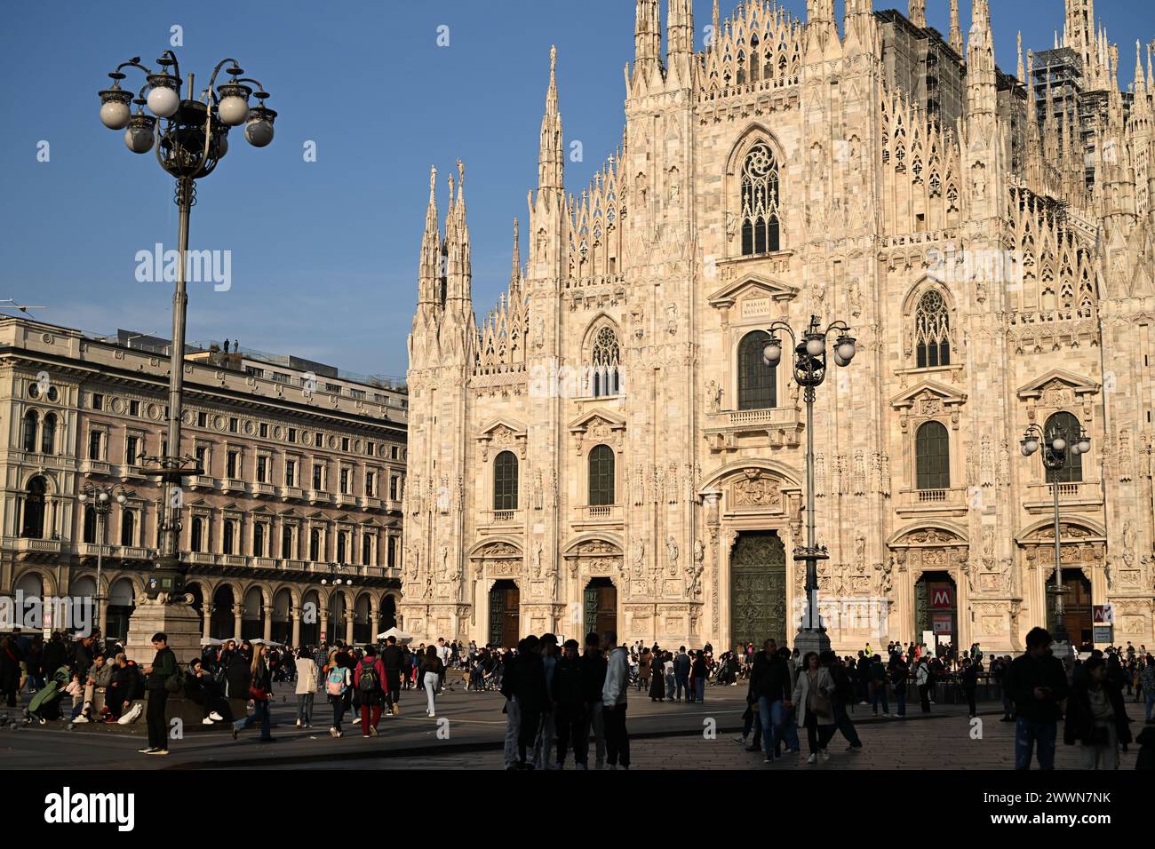 La cathédrale de Milan - Duomo di Milano Banque D'Images