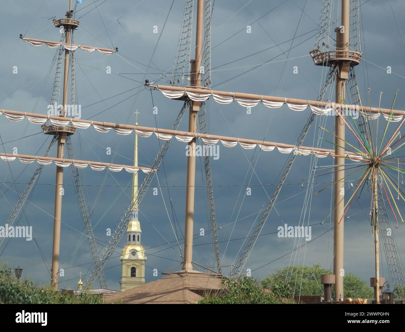 Churchs-Cathédrale-Palais en Russie Banque D'Images