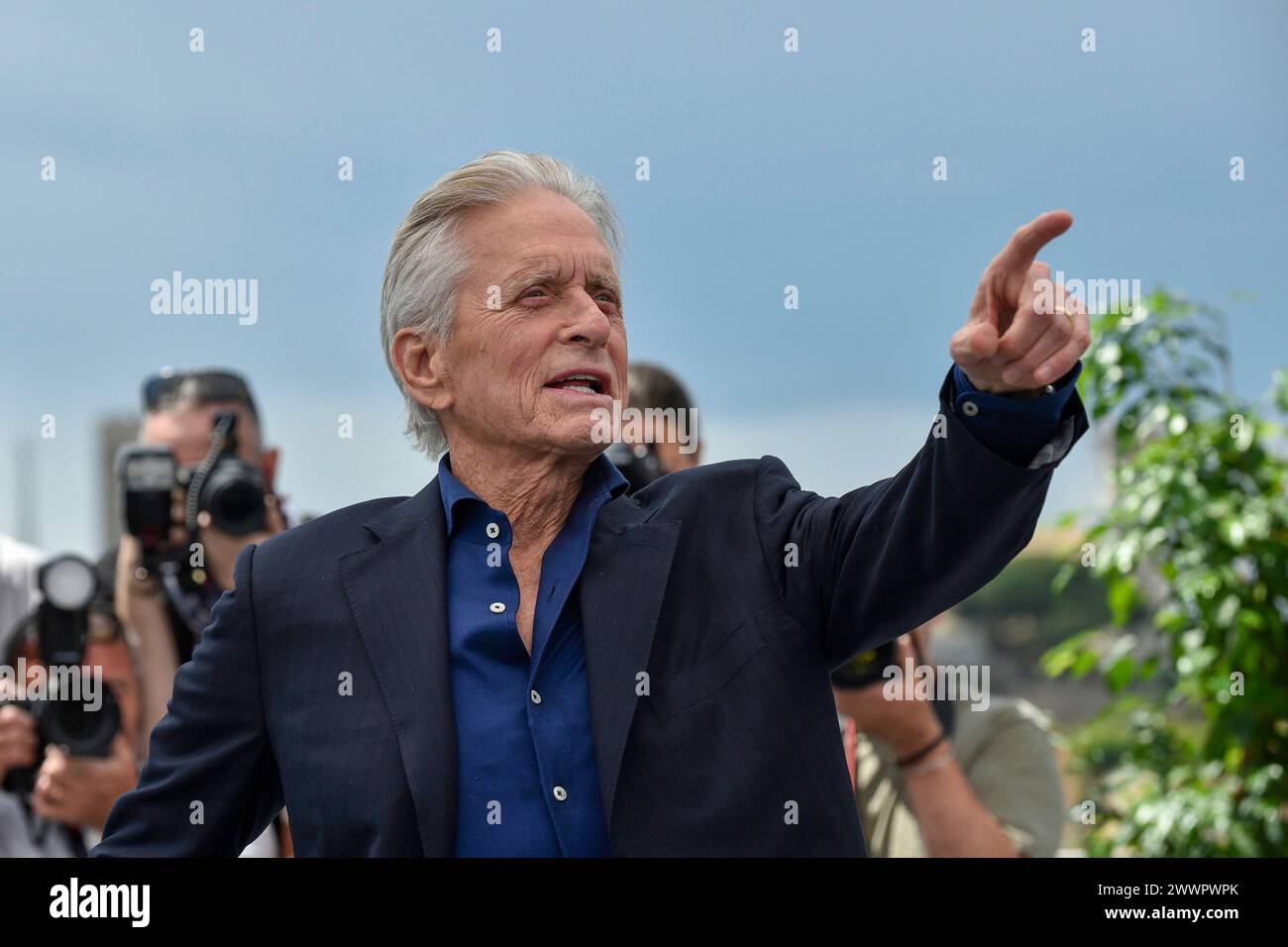 L'acteur Michael Douglas posant lors d'une photocall à l'occasion du 76ème Festival de Cannes le 16 mai 2023 Banque D'Images