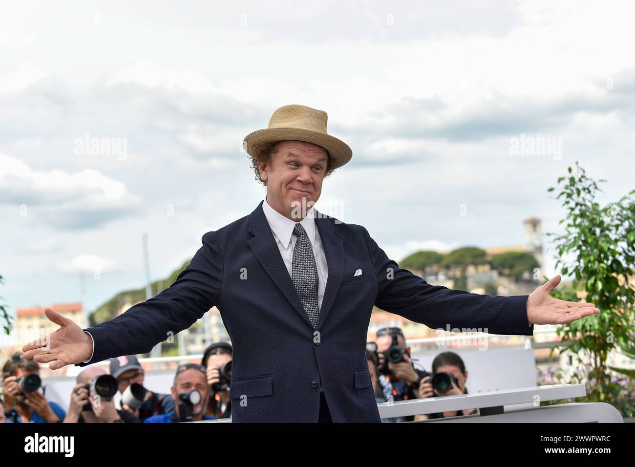 Acteur, producteur de films et scénariste John C. Reilly, jury de la « Camera d'Or », une section de la sélection officielle du Cannes fil Banque D'Images