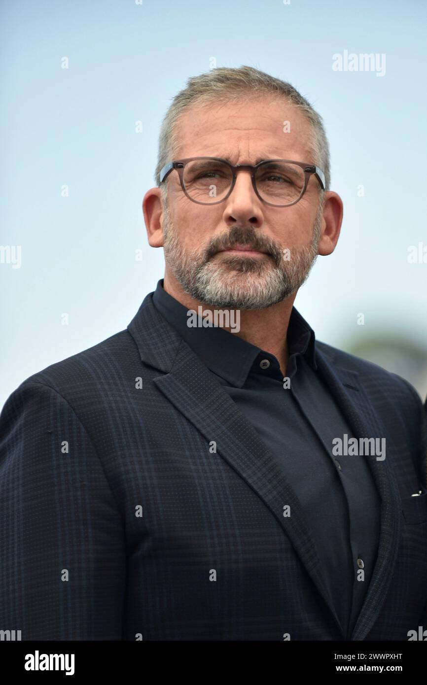 L’acteur Steve Carell posant lors du photocall du film “ville astéroïde” à l’occasion du Festival de Cannes le 24 mai 2023 Banque D'Images