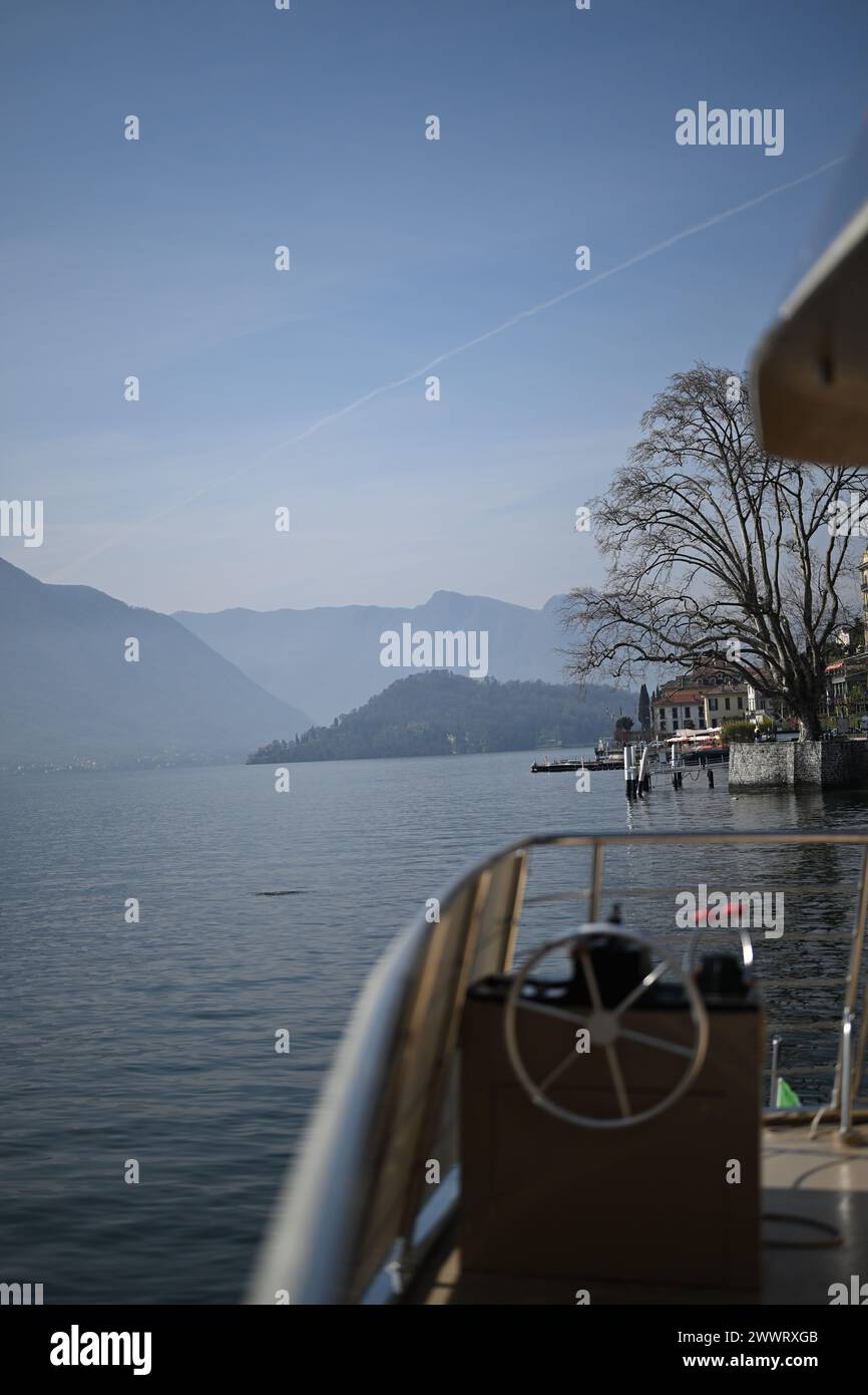 Lac de Como ou Lac de Côme - Lombardie - Italie Banque D'Images