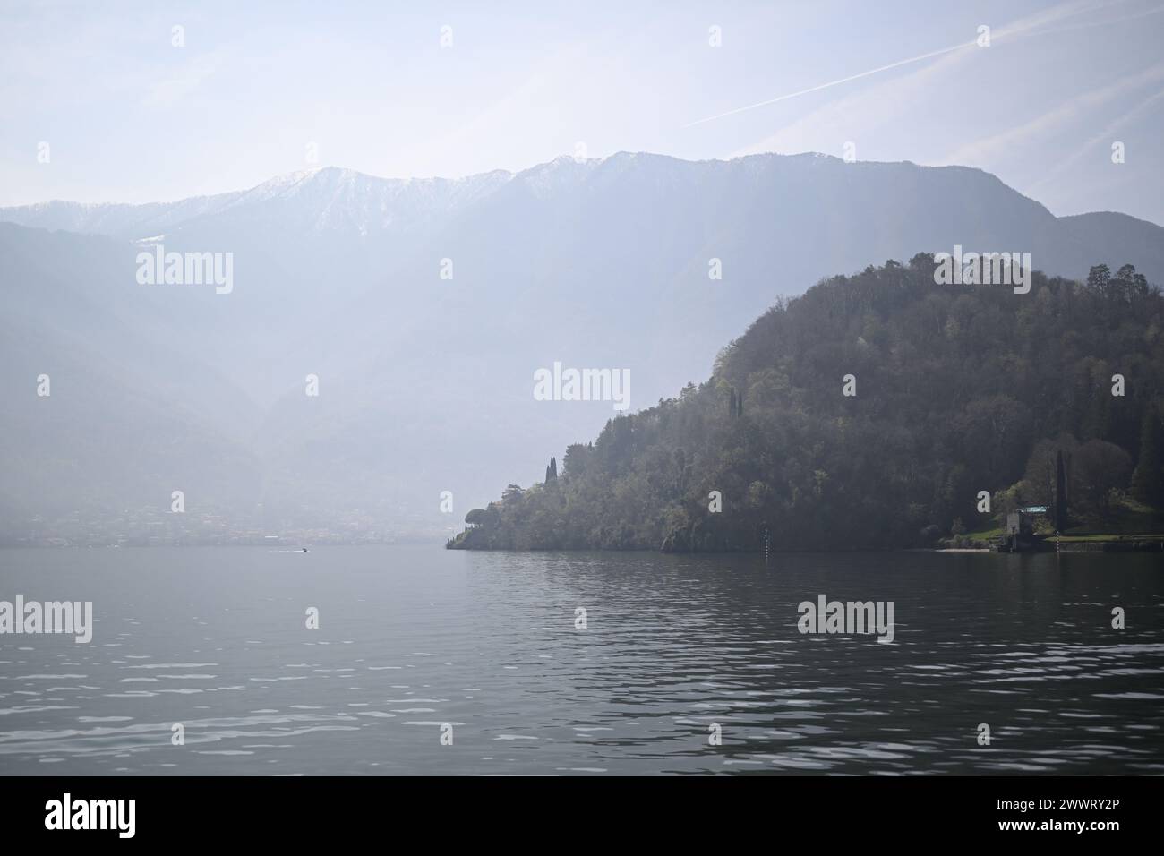 Lac de Como ou Lac de Côme - Lombardie - Italie Banque D'Images