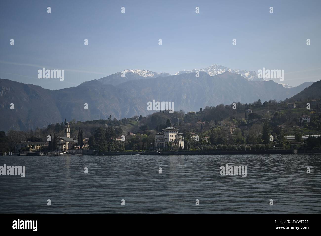 Lac de Como ou Lac de Côme - Lombardie - Italie Banque D'Images