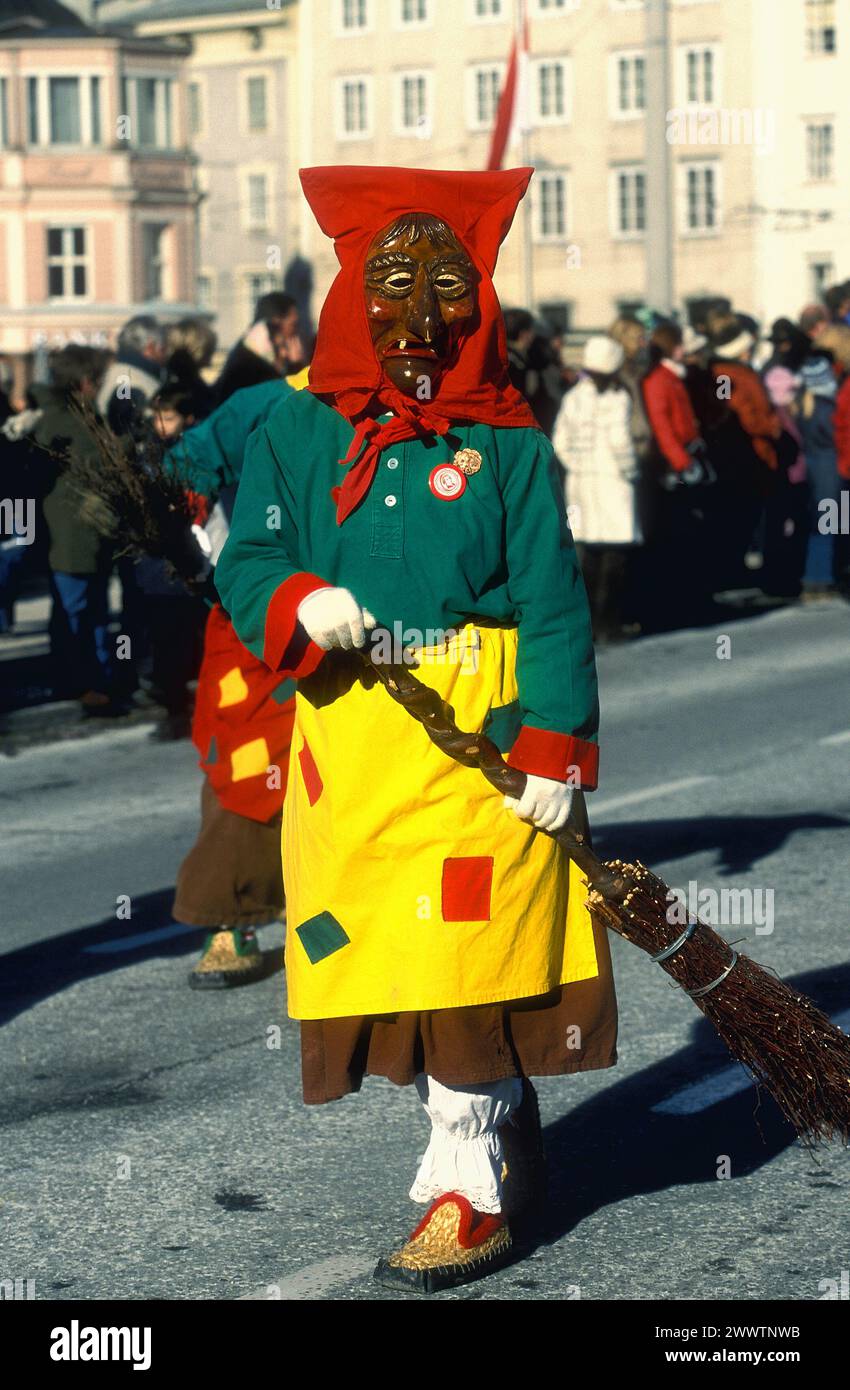 Festival suisse Guggenmusik, Salzbourg, Autriche Banque D'Images