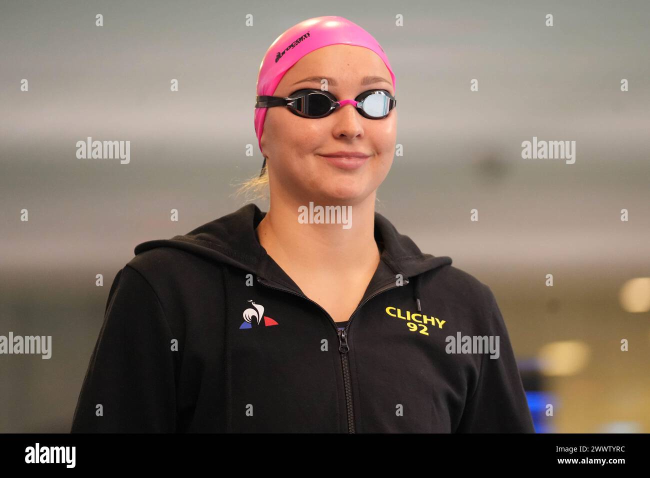 EGOROVA Anna de Russie, 800 M Freestyle féminin lors du Giant Open 2024, épreuve de natation le 24 mars 2024 au Dôme de Saint-Germain-en-Laye, France Banque D'Images