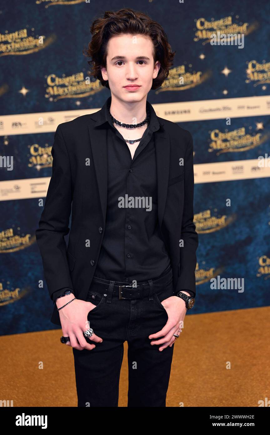 Cooper Dillon BEI der Weltpremiere des Kinofilms Chantal im Märchenland im Mathäser Filmpalast. München, 25.03.2024 *** Cooper Dillon à la première mondiale du film Chantal im Märchenland au Mathäser Filmpalast Munich, 25 03 2024 Foto:XR.xHeinex/xFuturexImagex chantal_muenchen_4348 Banque D'Images