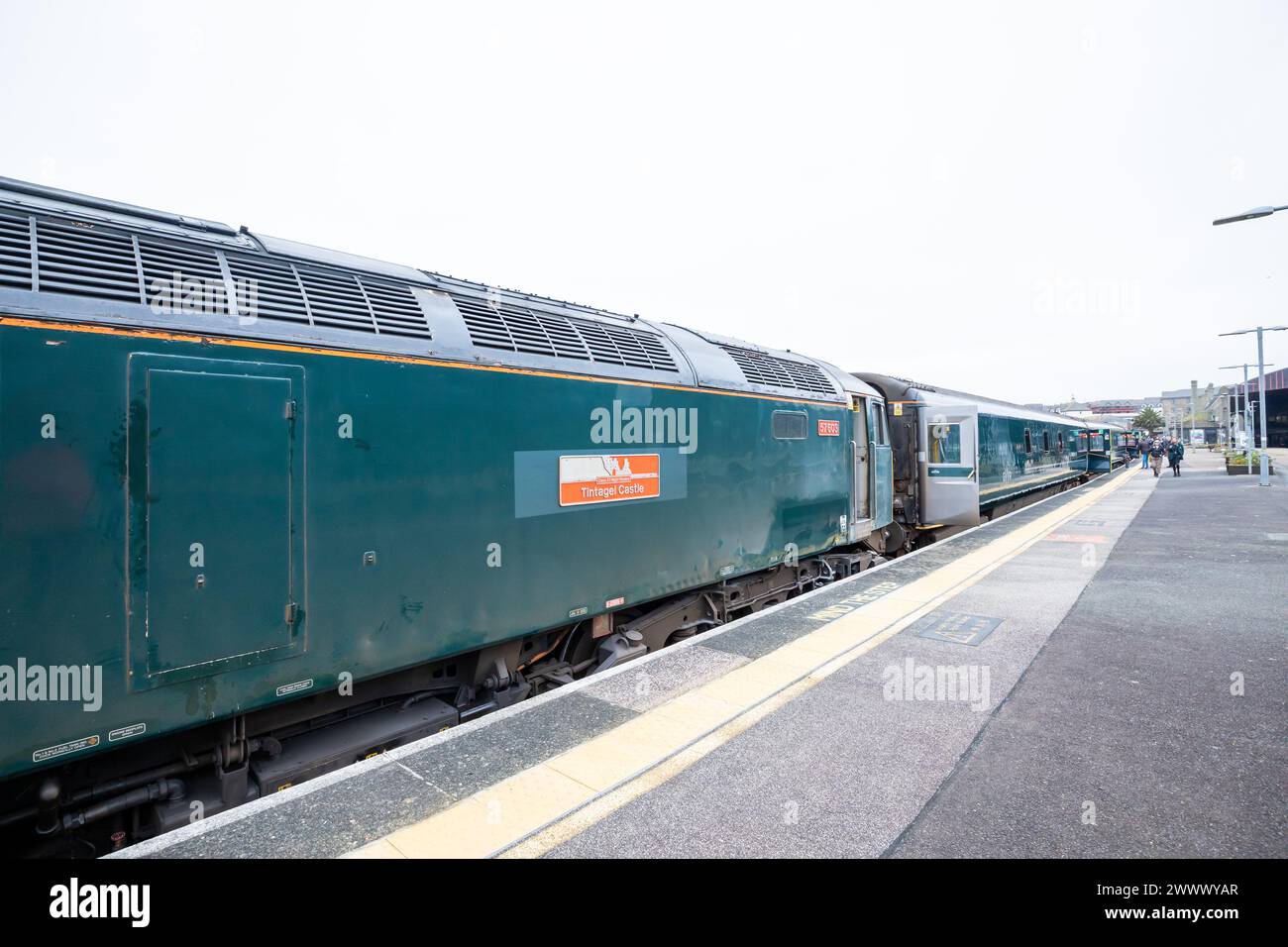 GWR nuit Riviera Sleeper de Penzance à Londres Paddington Banque D'Images