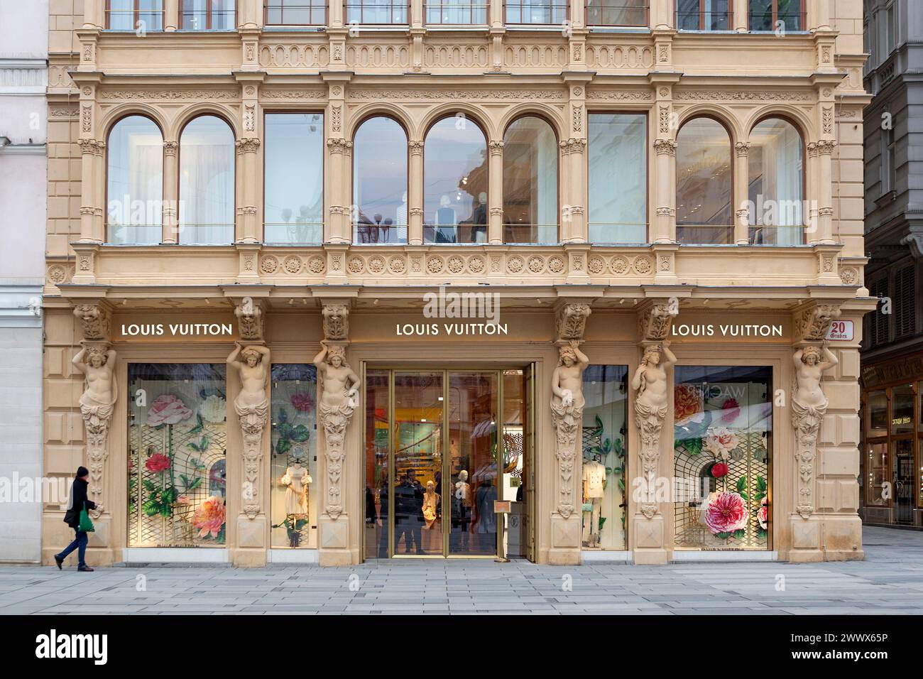 Louis Vuitton, Am Graben, Vienne, Autriche Banque D'Images