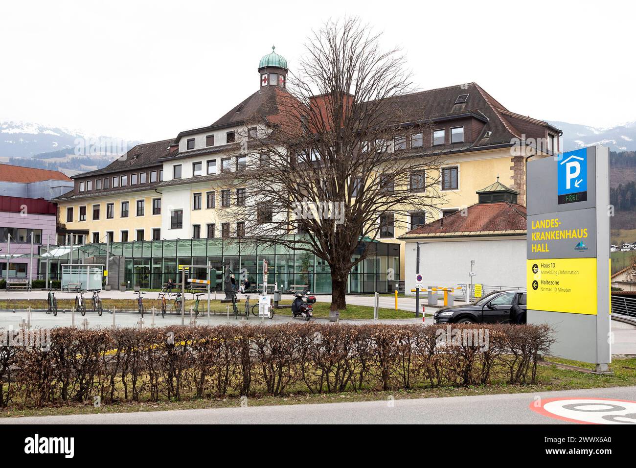 Hôpital régional, Hall in Tirol, Autriche Banque D'Images