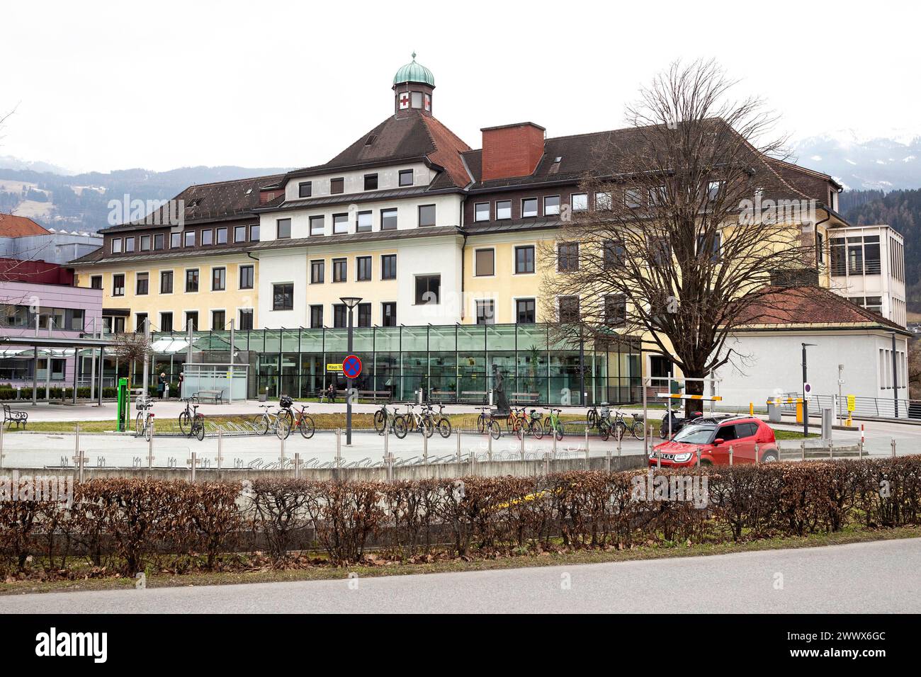 Hôpital régional, Hall in Tirol, Autriche Banque D'Images