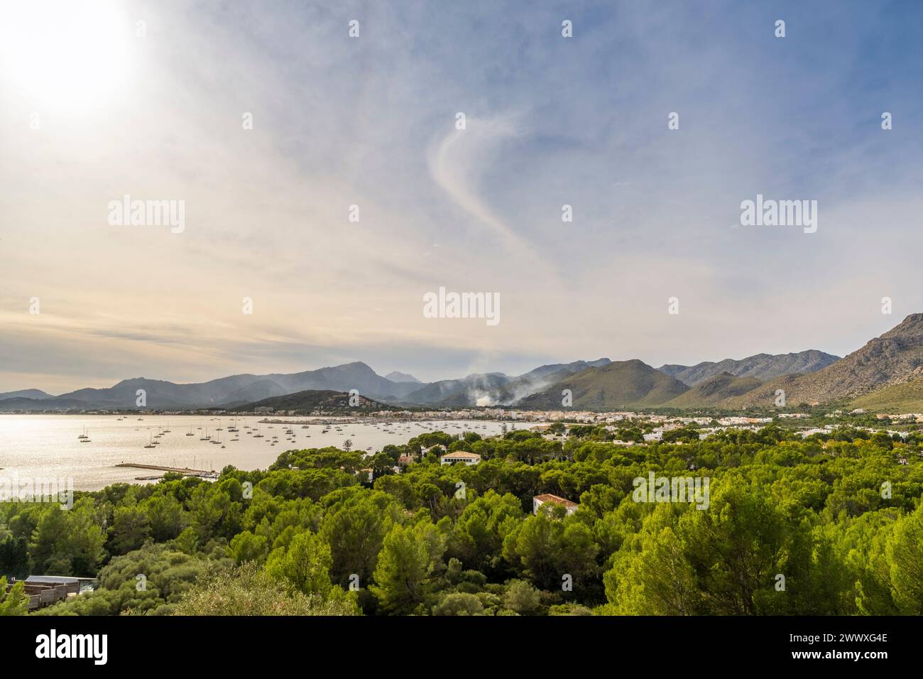 Belle vue sur Formentor, Majorque en Espagne, Europe Banque D'Images