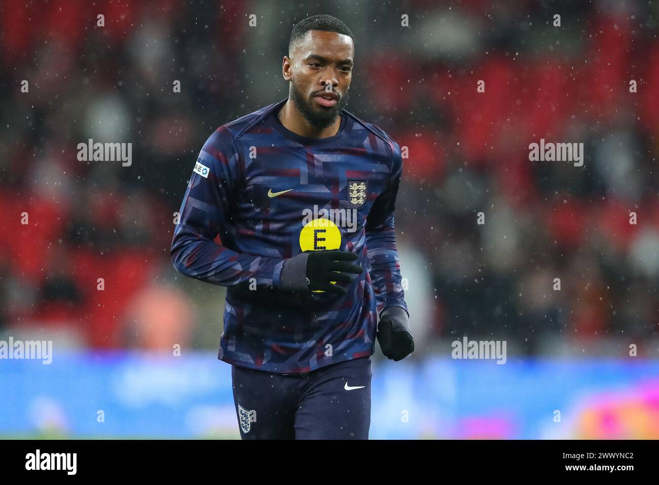 Londres, Royaume-Uni. 26 mars 2024. Ivan Toney d'Angleterre dans la séance d'échauffement d'avant-match lors du match amical International Angleterre vs Belgique au stade de Wembley, Londres, Royaume-Uni, le 26 mars 2024 (photo par Gareth Evans/News images) à Londres, Royaume-Uni le 26/03/2024. (Photo de Gareth Evans/News images/SIPA USA) crédit : SIPA USA/Alamy Live News Banque D'Images