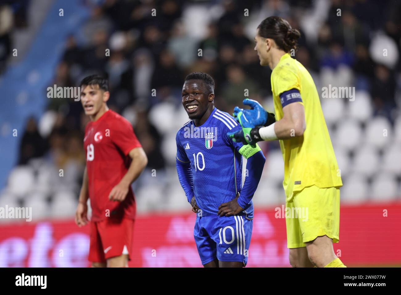 WILFRIED GNONTO ITALIA - TURCHIA MOINS DE 21 FERRARE Banque D'Images