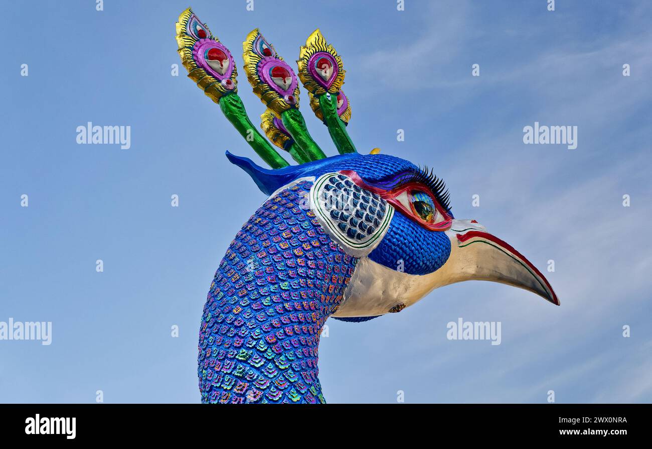 Wat Ban Den, Inthakin, Mae Taeng, Chiang mai, Thaïlande Banque D'Images