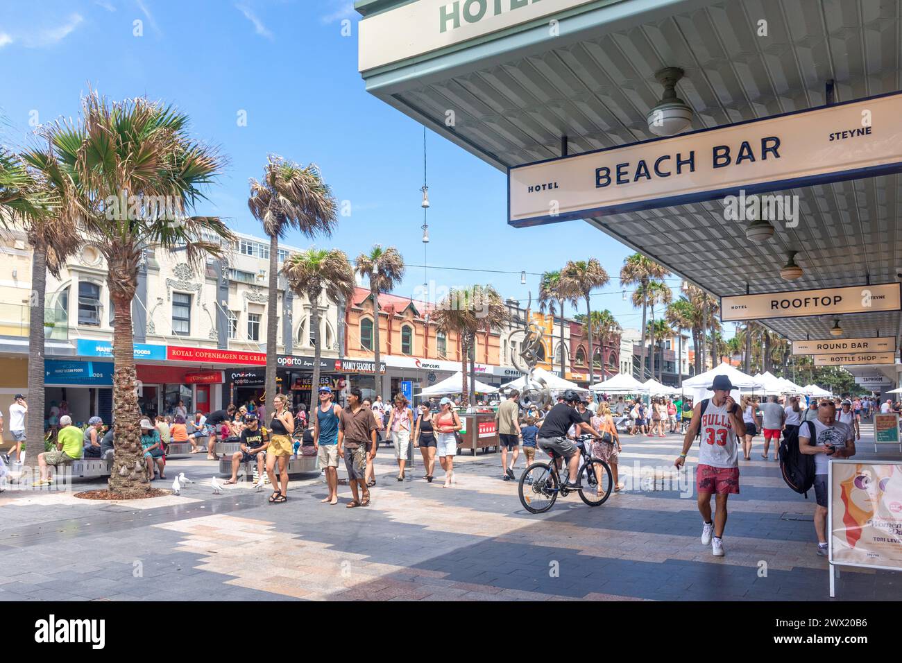 Le Corso, Manly, North Sydney, Sydney, Nouvelle-Galles du Sud, Australie Banque D'Images