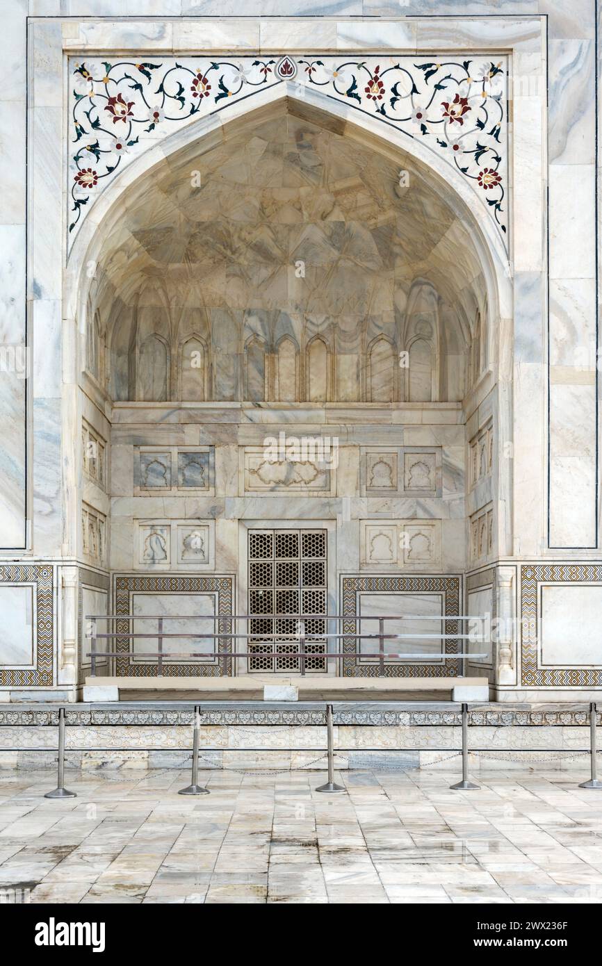 Indien, Agra, Taj Mahal, Banque D'Images