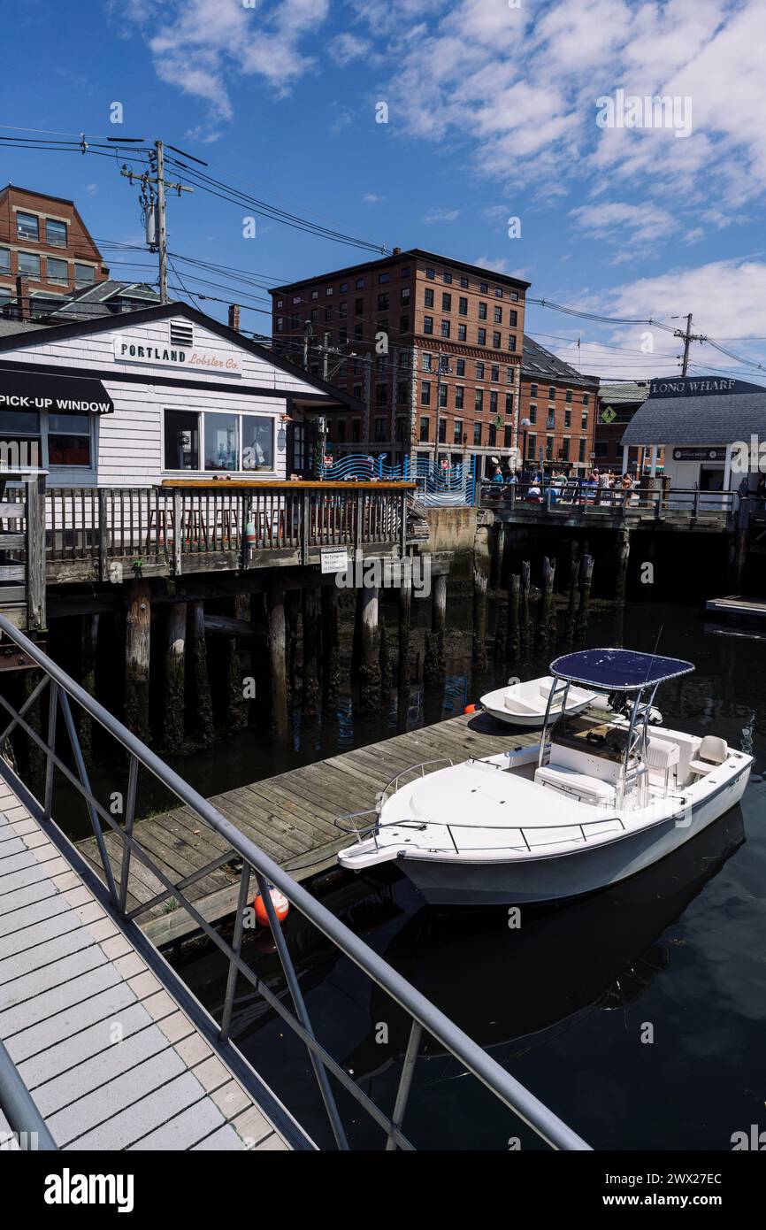 Porland Lobster Co. Restaurant dans le quartier du Vieux Port Banque D'Images