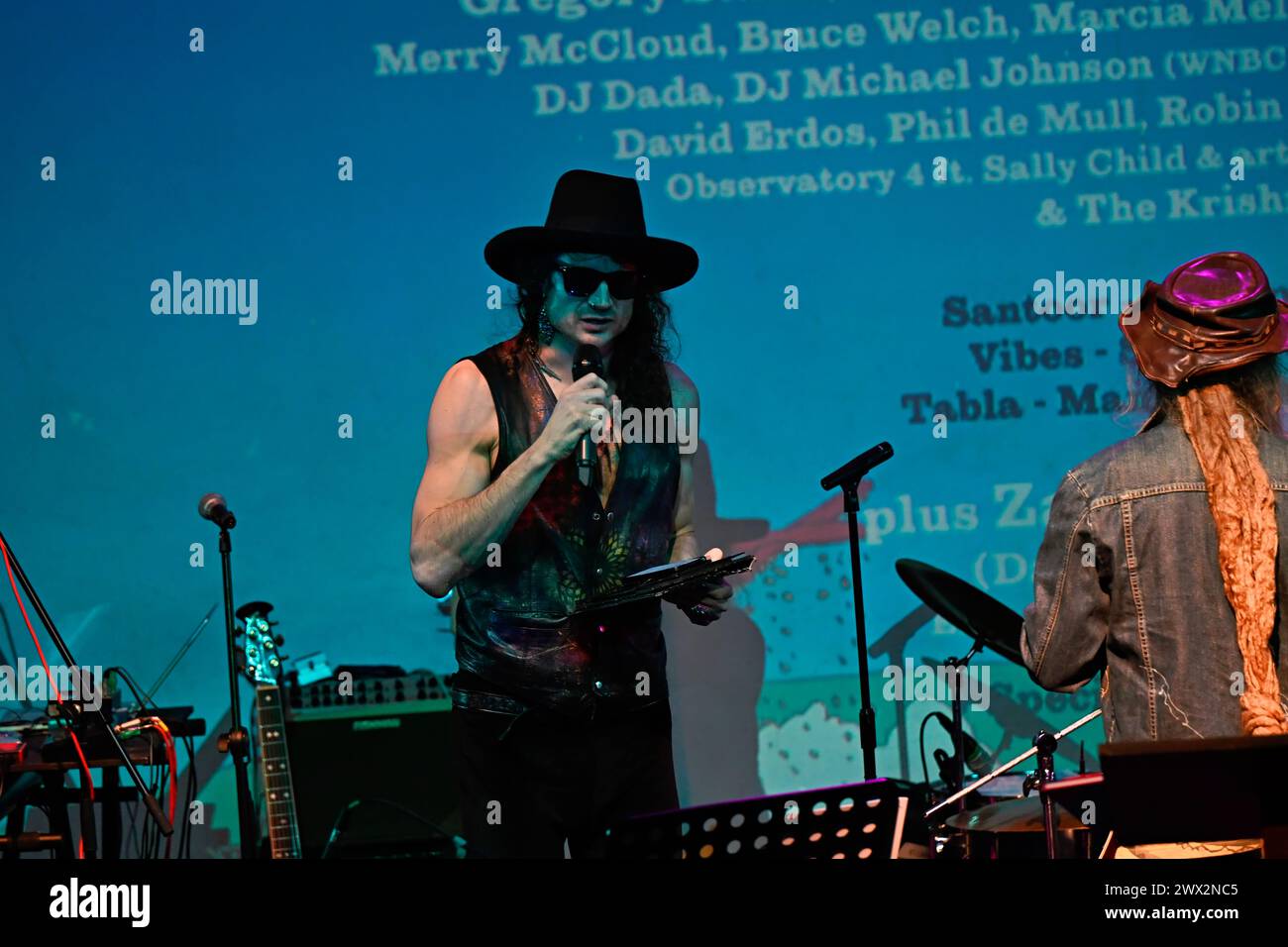 Londres, Royaume-Uni. 26 mars 2024. Album et livre de performance live 'Iron Horse' par Youth & Allen Ginsberg au Tabernacle, Londres, Royaume-Uni crédit : Voir Li/Picture Capital/Alamy Live News Banque D'Images