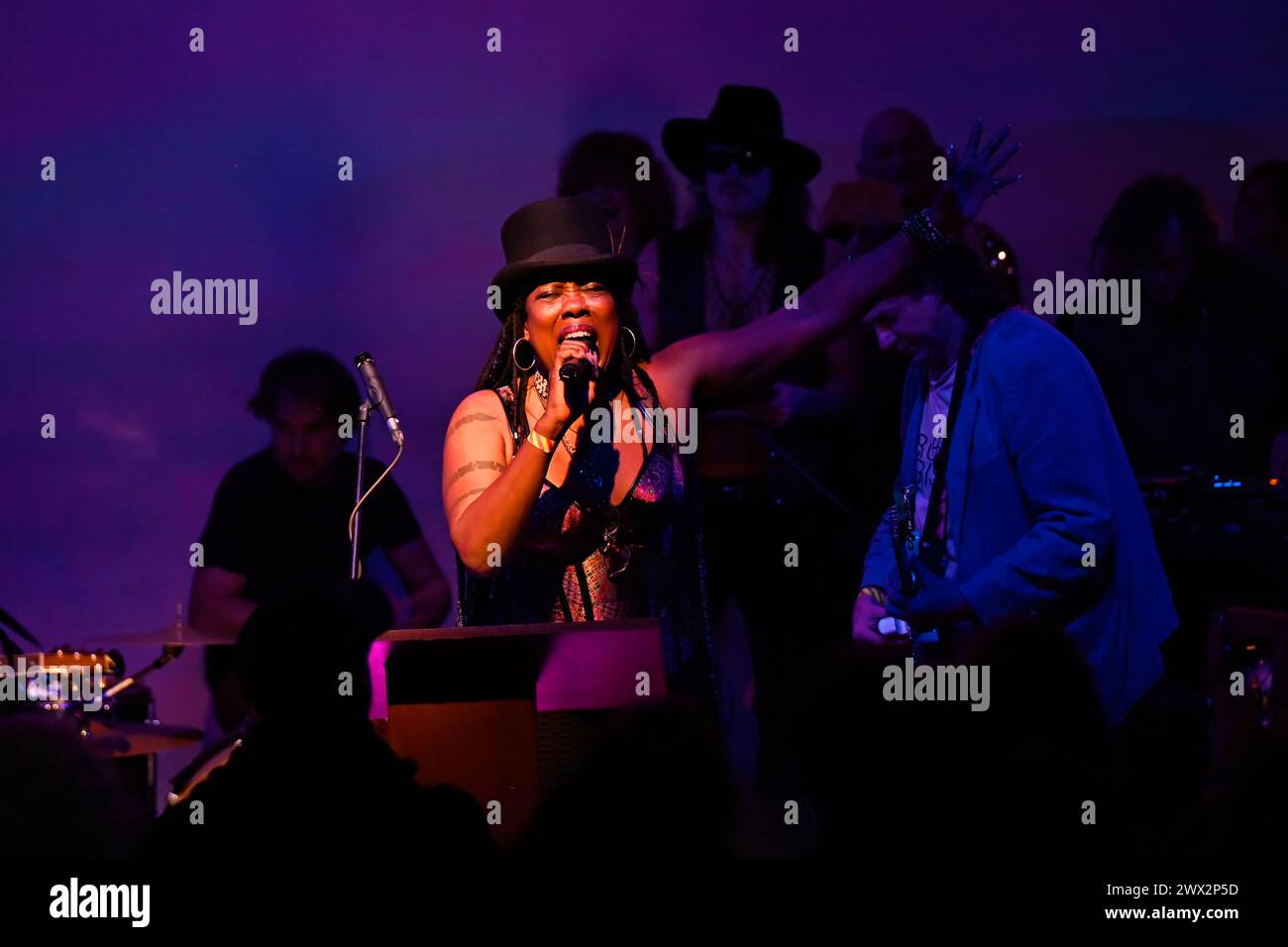 Londres, Royaume-Uni. 26 mars 2024. Album et livre de performance live 'Iron Horse' par Youth & Allen Ginsberg au Tabernacle, Londres, Royaume-Uni crédit : Voir Li/Picture Capital/Alamy Live News Banque D'Images