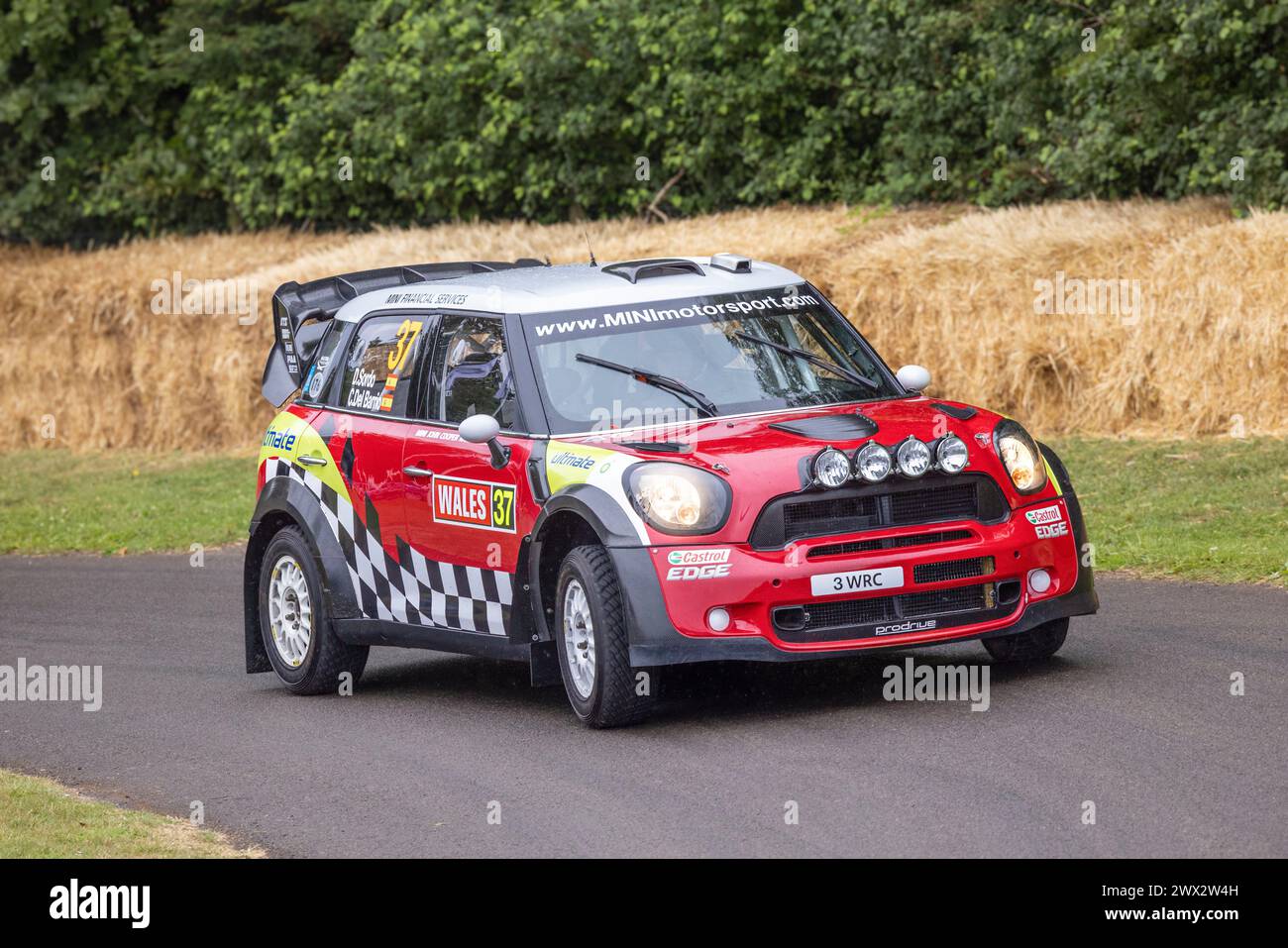 2011 Mini John Cooper travaille WRC au Goodwood Festival of Speed 2023, Sussex, Royaume-Uni Banque D'Images