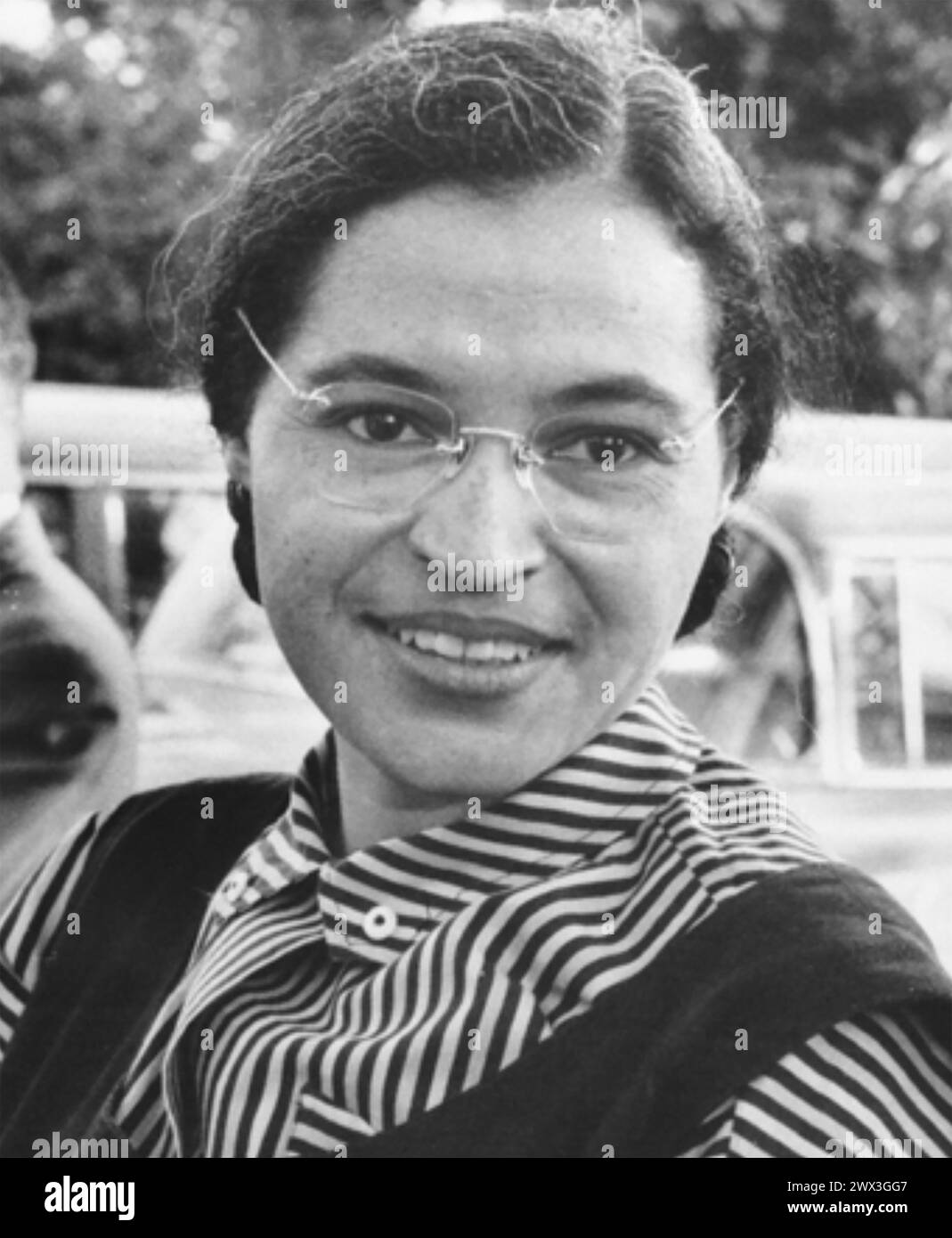 ROSA PARKS (1913-2005) militante américaine des droits civiques en 1955 Banque D'Images