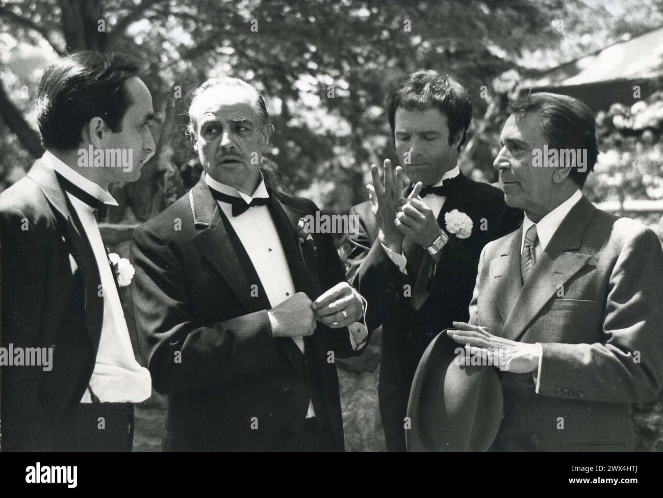 Le parrain 1972 le parrain 1972 John Cazale : Fredo Corleone Marlon Brando : Don Vito Corleone James Caan : Sonny Corleone Richard Conte : Barzini EDITORIAL USE ONLY Copyright : XCAP/TFSx Banque D'Images
