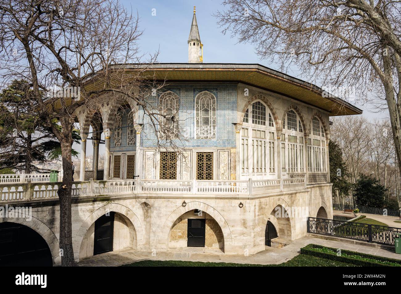 Kiosque de Bagdad au Palais Topkapı, Istanbul, Turquie Banque D'Images