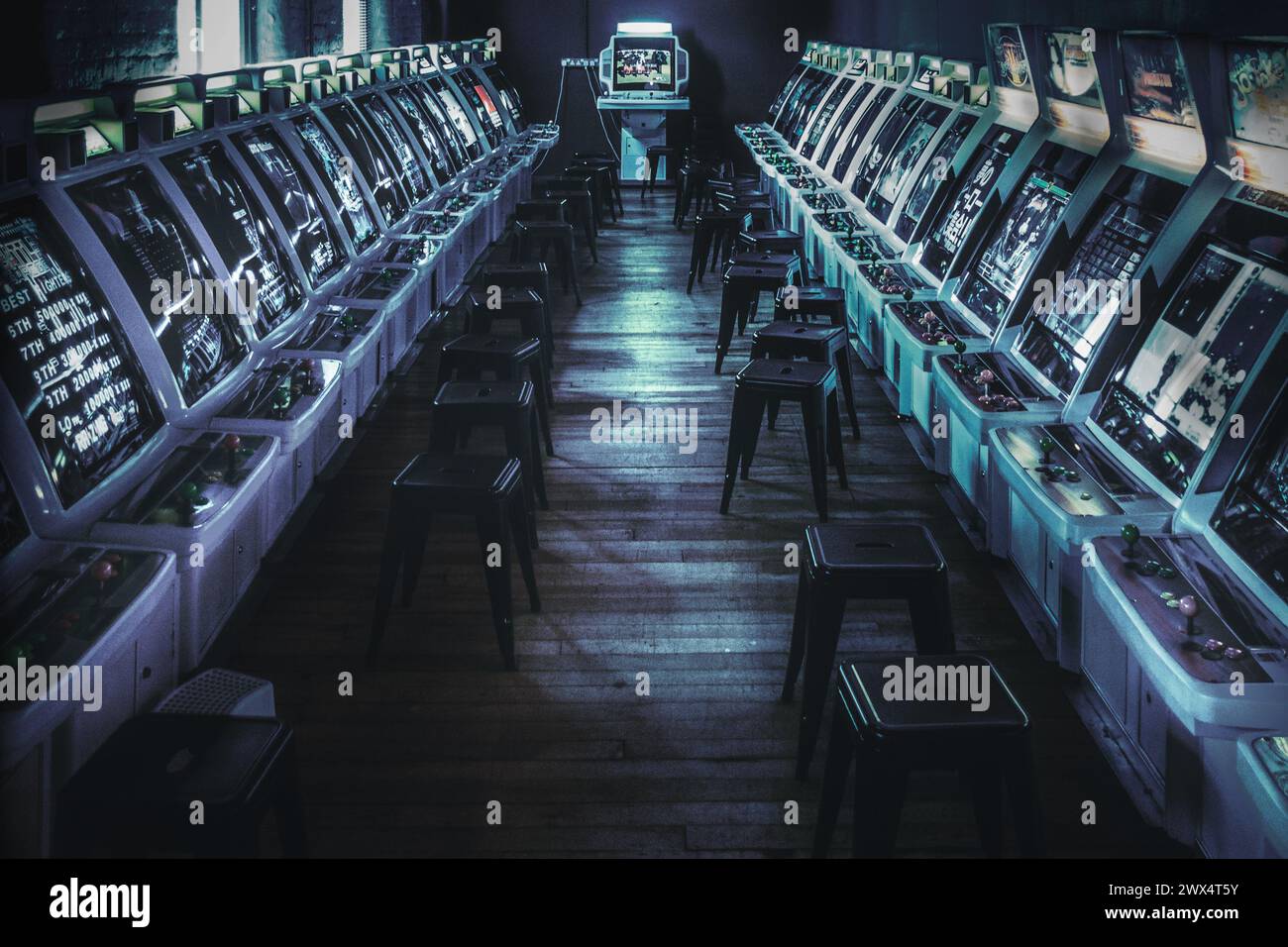 MACHINES D'ARCADE Banque D'Images